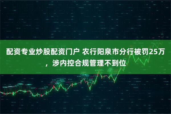 配资专业炒股配资门户 农行阳泉市分行被罚25万，涉内控合规管理不到位